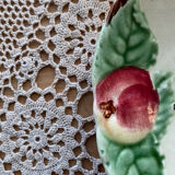 Dessert plates in Choisy le Roi slipware