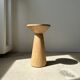 Side table, end of sofa in natural mango monoxyl conical tray H:50cm