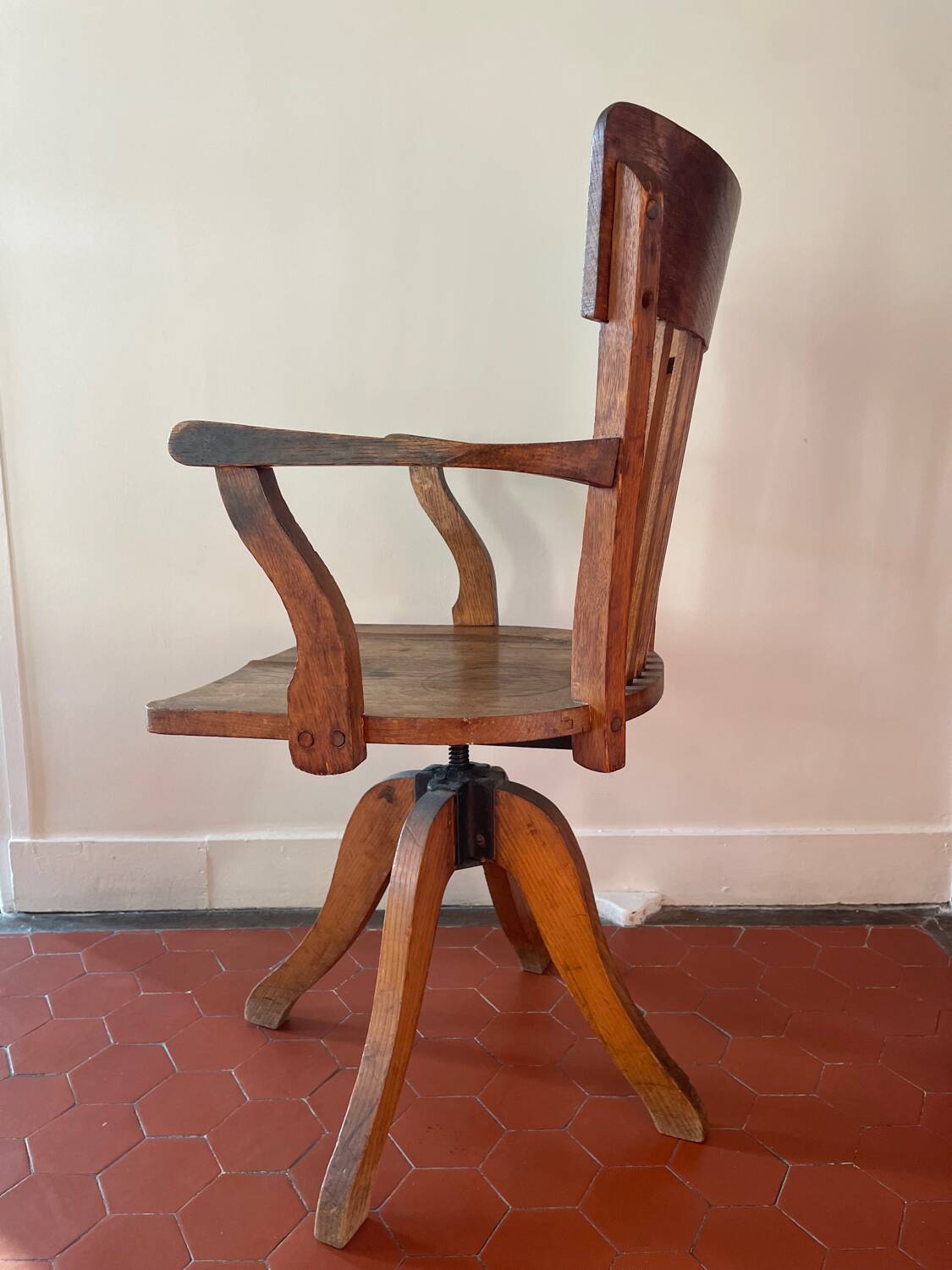 American wooden office chair