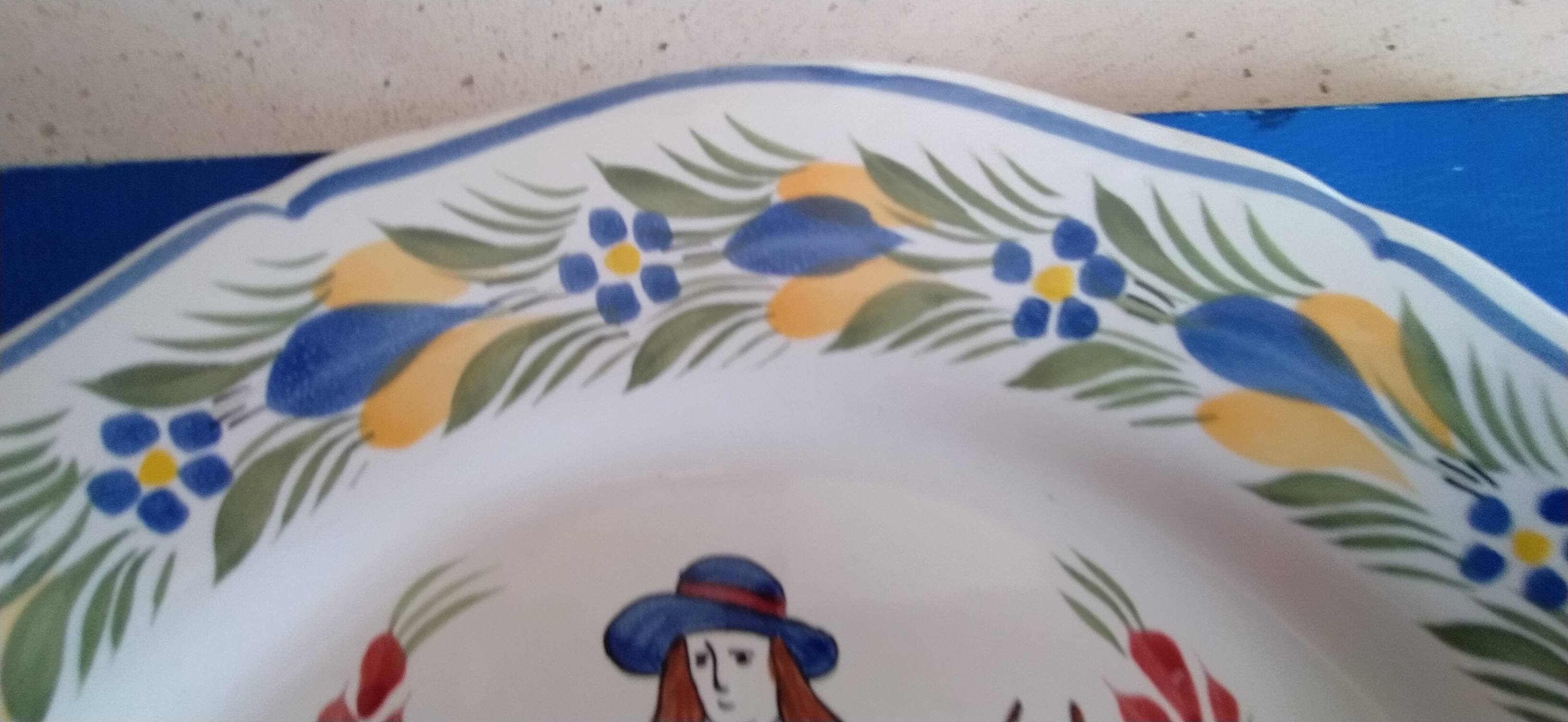Henriot decorative plate