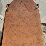 Large old wall frame in gilded wood