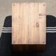 Gerrit Rietveld Zig Zag Chair is dark brown stained wood