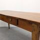 Burgundian farmhouse table in cherry wood, France early 19th century.
