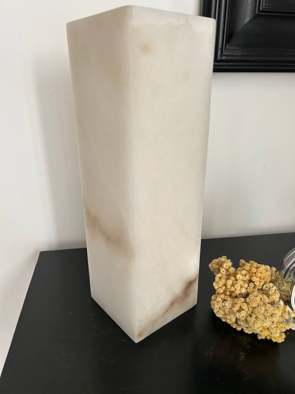 Large alabaster vase