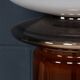 21stc italian contemporary hand-blown glass lamp, murano