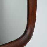 Swedish G&T oval mirror in teak