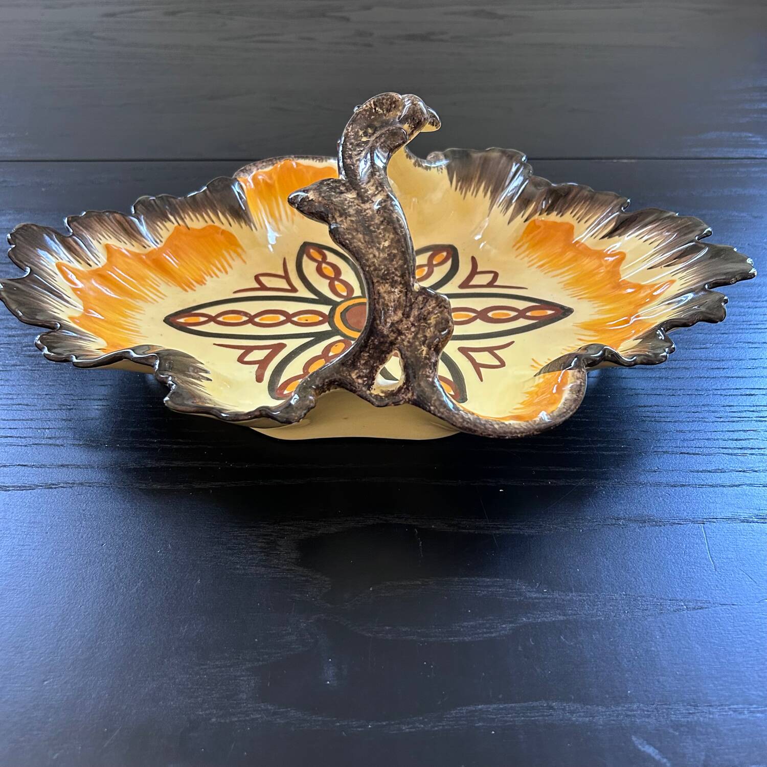 Dish signed HB Quimper