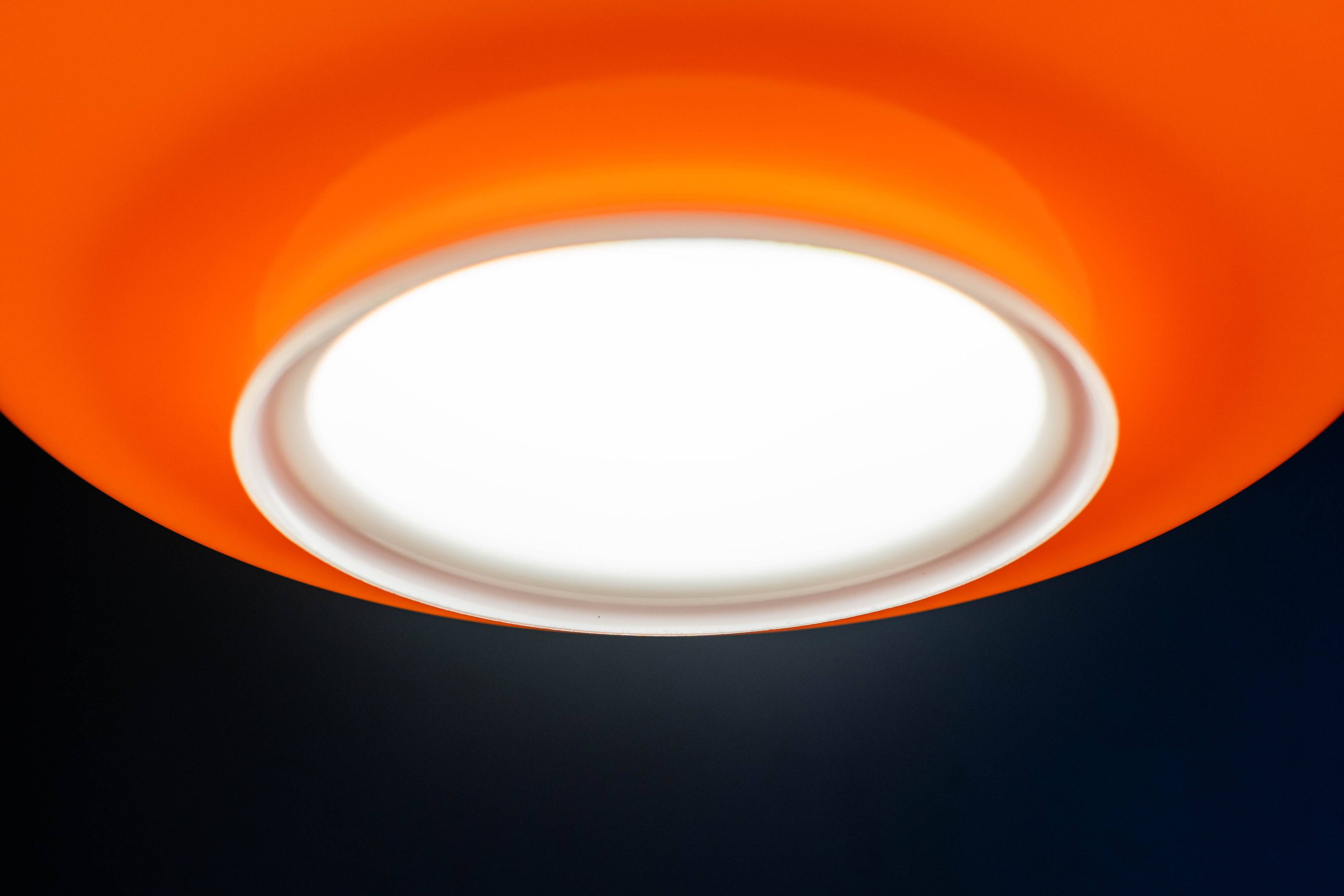 Vintage Czechoslovak Hanging Glass Lamp By Osvětlovací Sklo, 1970s