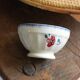 Small bowl on foot with small flowers Digoin Sarreguemines