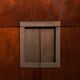 art deco style Drawer or nightstands in walnut veneer and copper by Baker