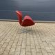 Fritz Hansen Swan chair in Indian Red leather, NEW!!!
