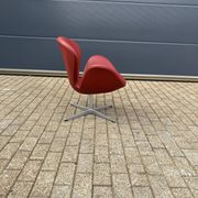 Fritz Hansen Swan chair in Indian Red leder, NIEUW!!!
