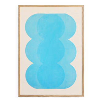 Abstract painting "B82" 50x70 painting and illustration signed eawy
