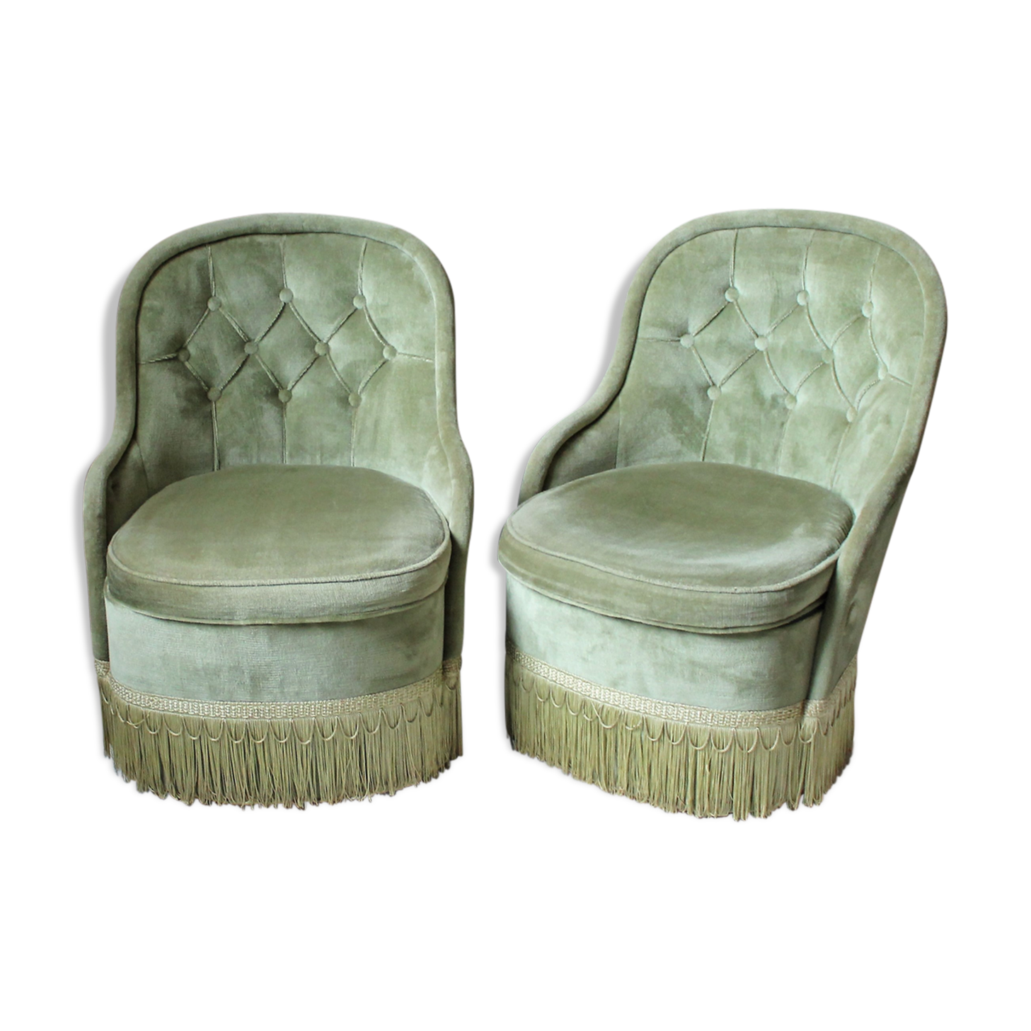 Pair of armchairs toad vintage