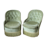 Pair of armchairs toad vintage