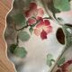 Plat et vinaigrier fleurs de pavots