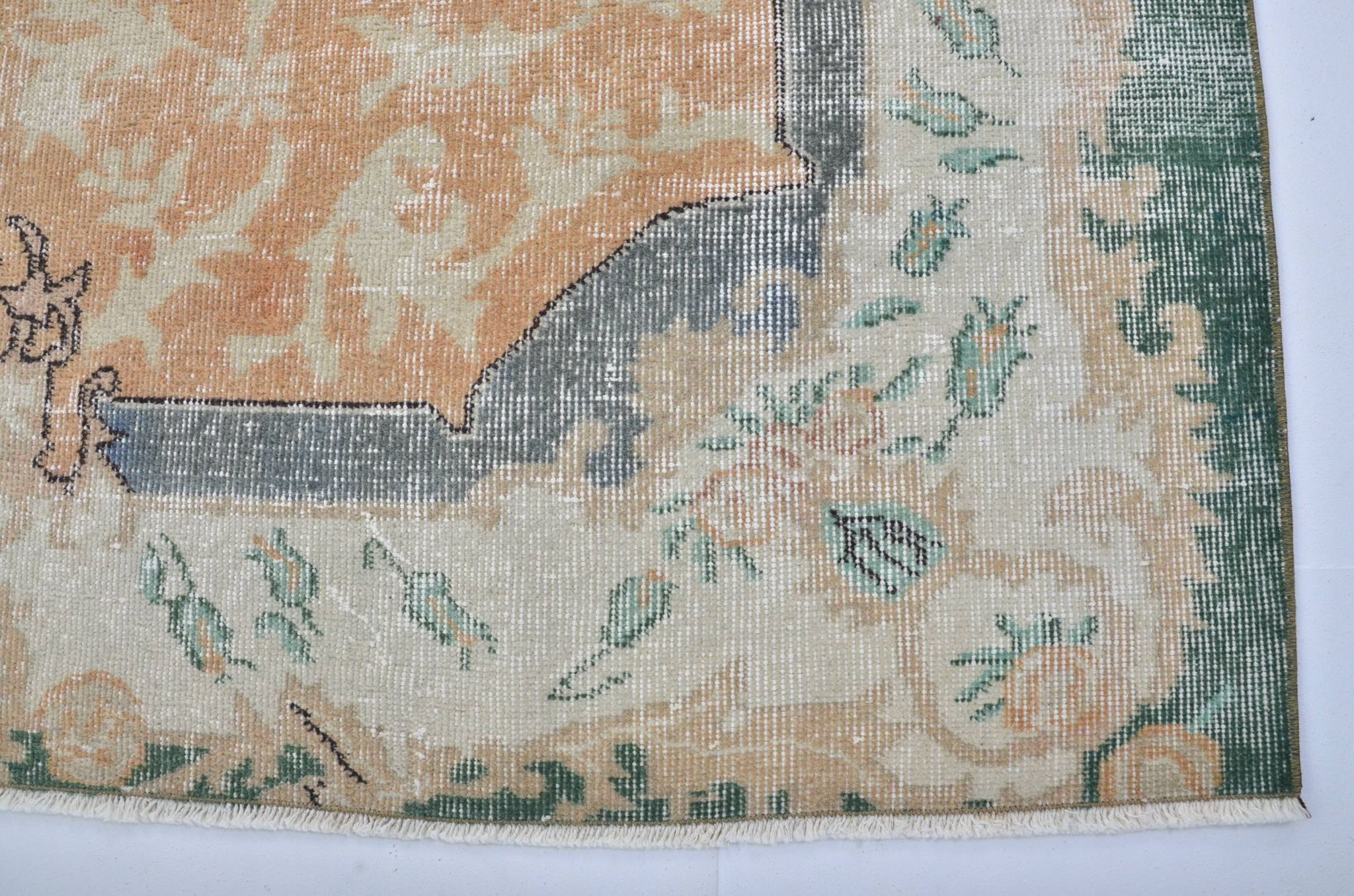 Oushak Turkish Vintage Rug sku 3244