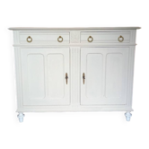 Vintage sideboard revamped in Parisian style.