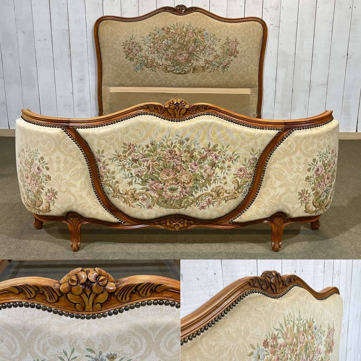 Lit basket in Louis XV style from the 1970s.