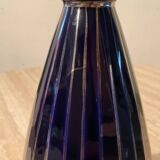 Art Deco vase in stamped enameled ceramic