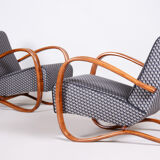 Paire de fauteuils Art Déco H269 par Up Závody, conçus par Halabala 1930