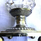 Paire de salières en argent massif. Poinçon vieillard.début XIXe