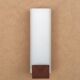 Teak and opaline wall light by Louis Kalff, 1950s