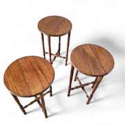 20th-century Art Deco / nesting table 3 x / attributed to Maison Franck