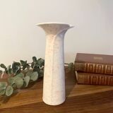 Vintage speckled pink vase