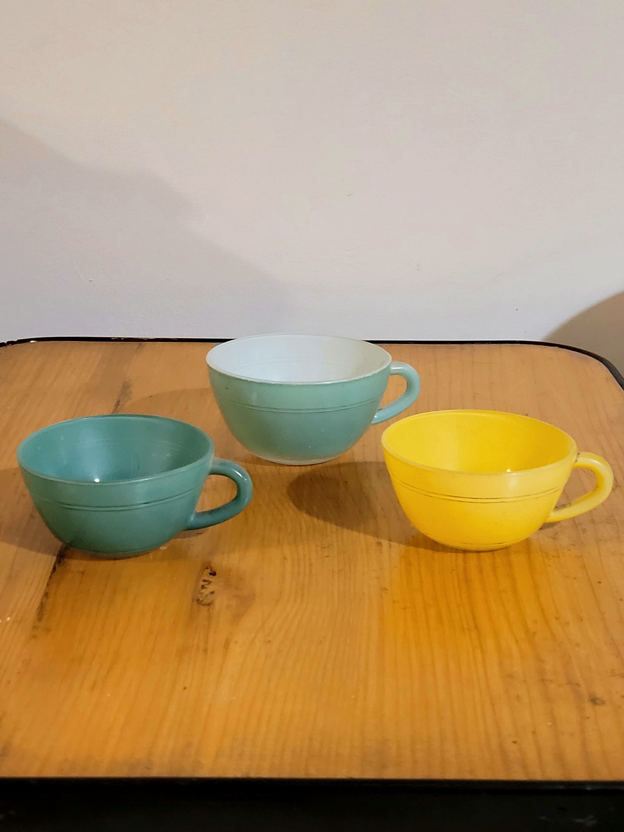 Lot service duralex couleur - vintage