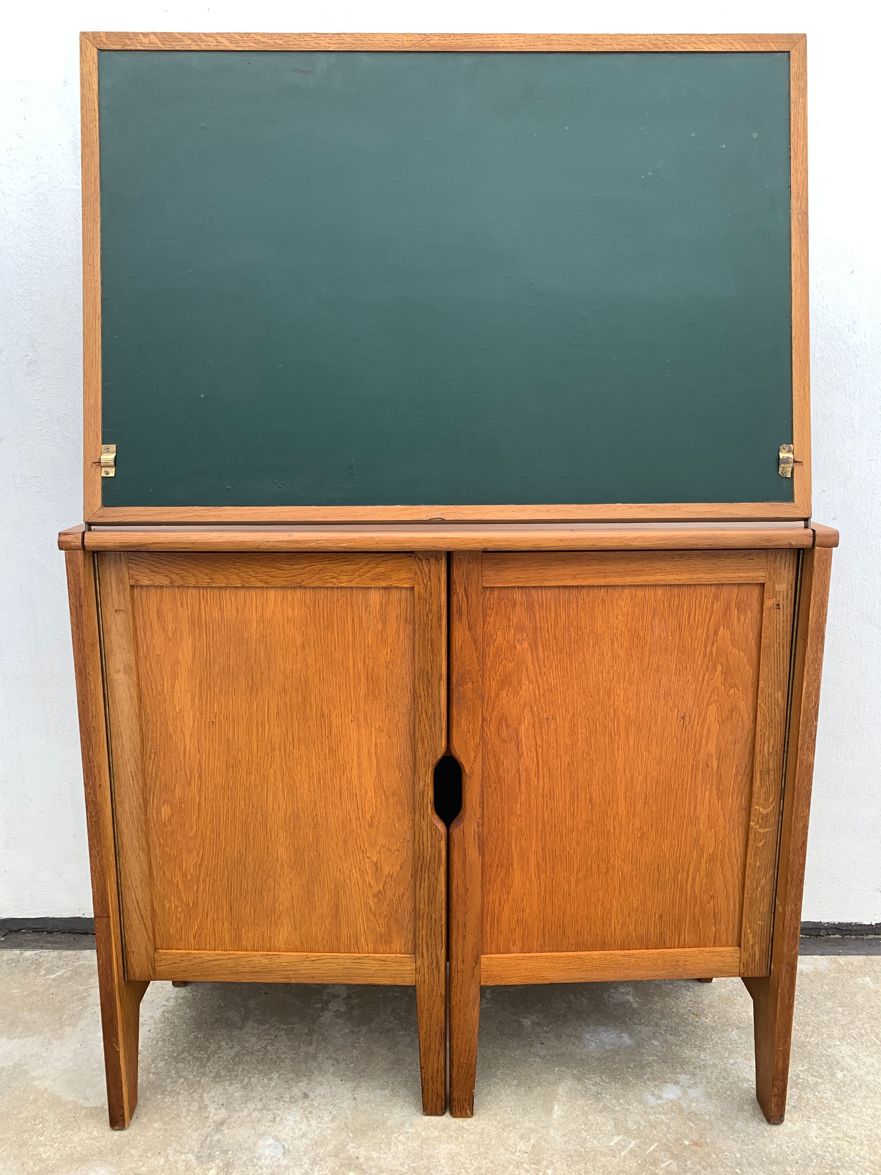 Wooden office or secretary Raclem, 1950