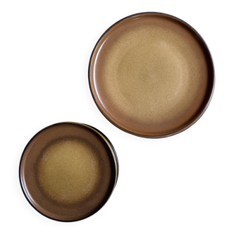 Assiettes en grès de Rigny