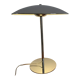 Chrome desktop led saucer lamp