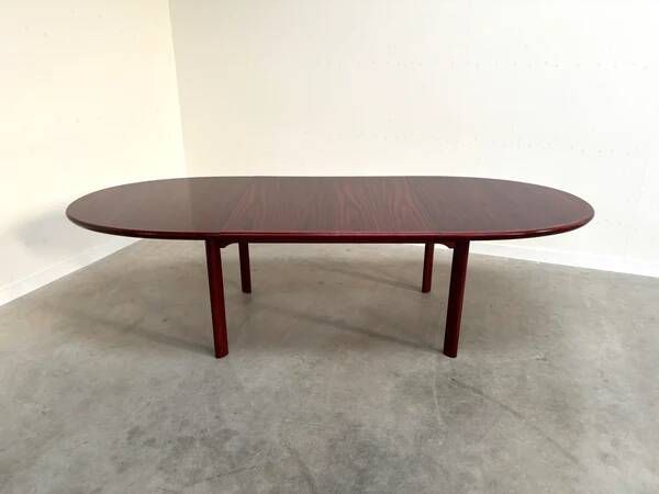 Large oval dining table by Skovby Møbilfabrik, Denmark 1960s