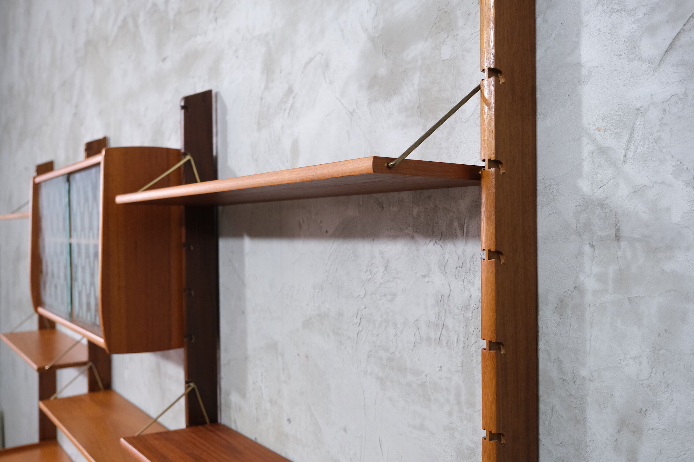 Mid Century Wall Unit by John Texmon, 1960's, Norway