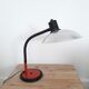 Adjustable desk lamp in lacquered metal and brushed aluminum- 1960s