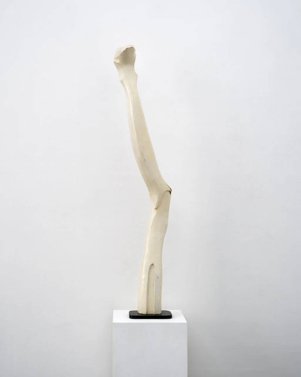 Abstract sculpture, painted wood and steel, American school, c.1960