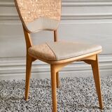 Restored vintage monoblock chair