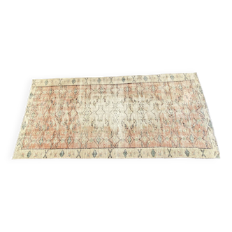 Tapis de coureur rustique 3x7 tapis de coureur -tapis turc runner -tapis de coureur marocain -tapis de cuisine moon.133