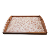 Large solid wood serving platter