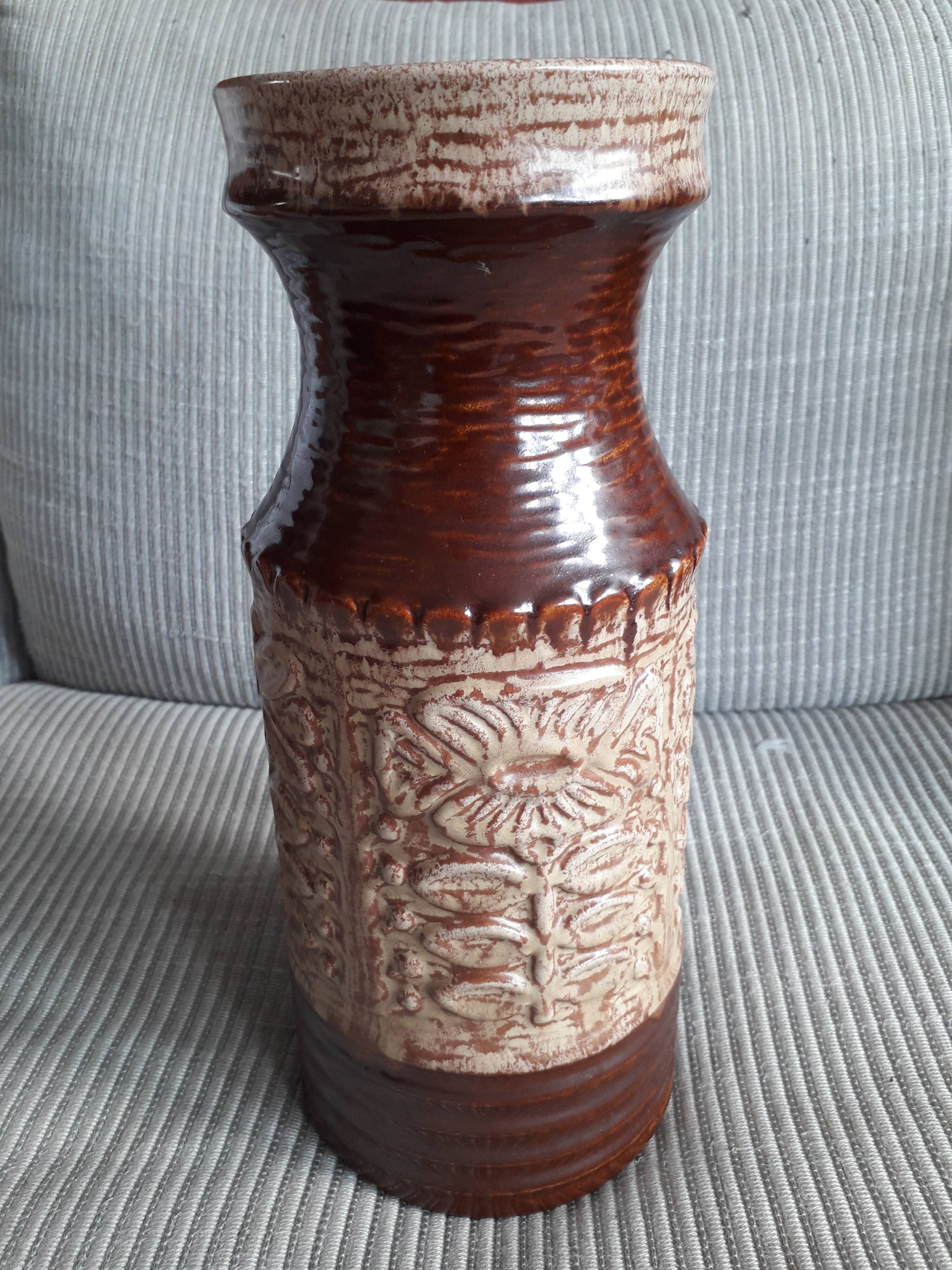 Large Germany vase with floral decoration