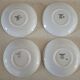 4 saucers iron earth Sarreguemines