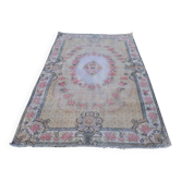 Tapis turc vintage fait main 114x210 cm