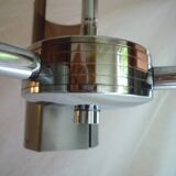 Suspension "Space Age" chrome metal and plexiglass 1970s