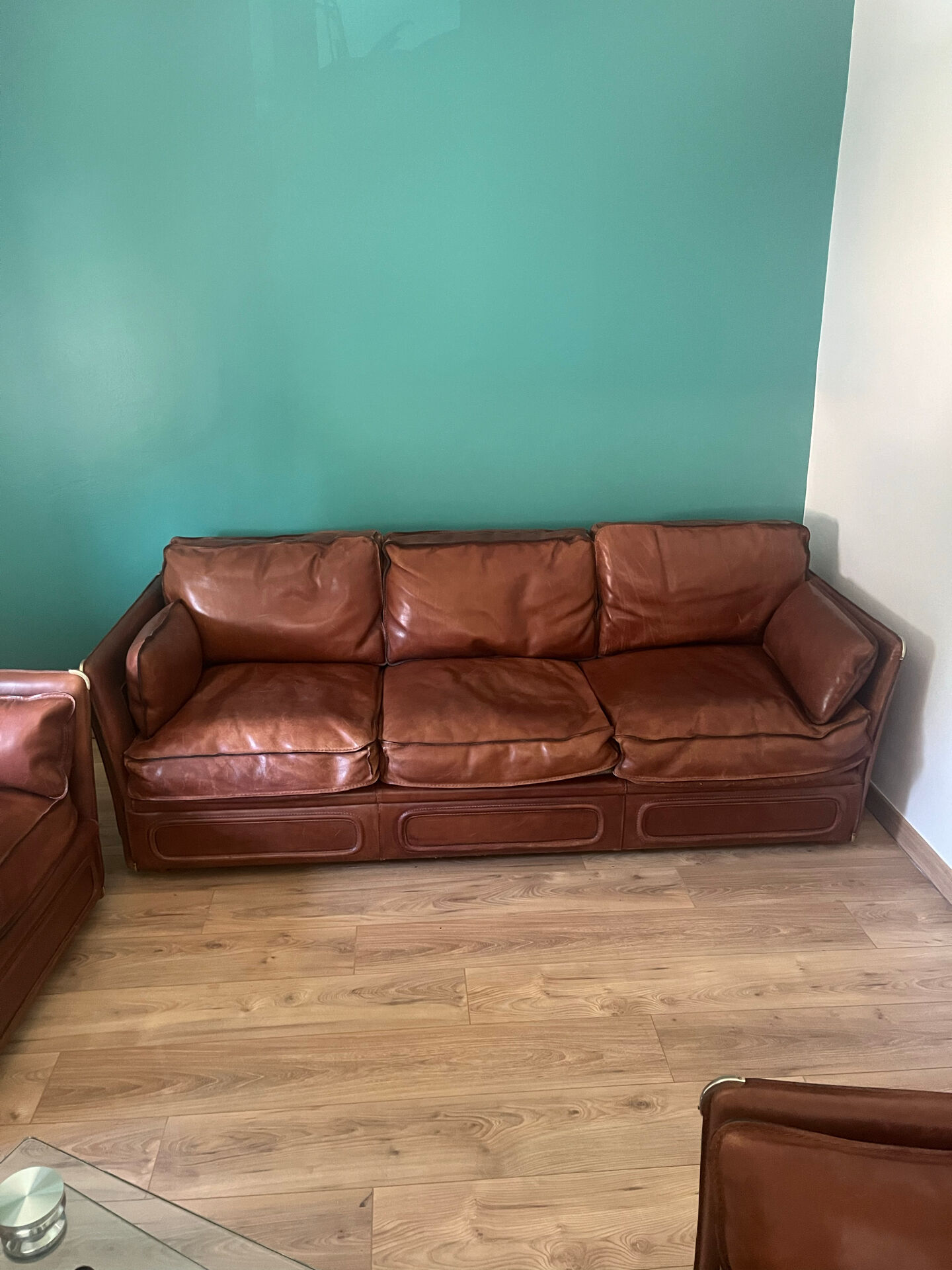 Roche Bobois leather sofa