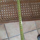 Piano bench end of empire style cane bed