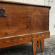 Former large wedding chest, solid wood, mid 19th century