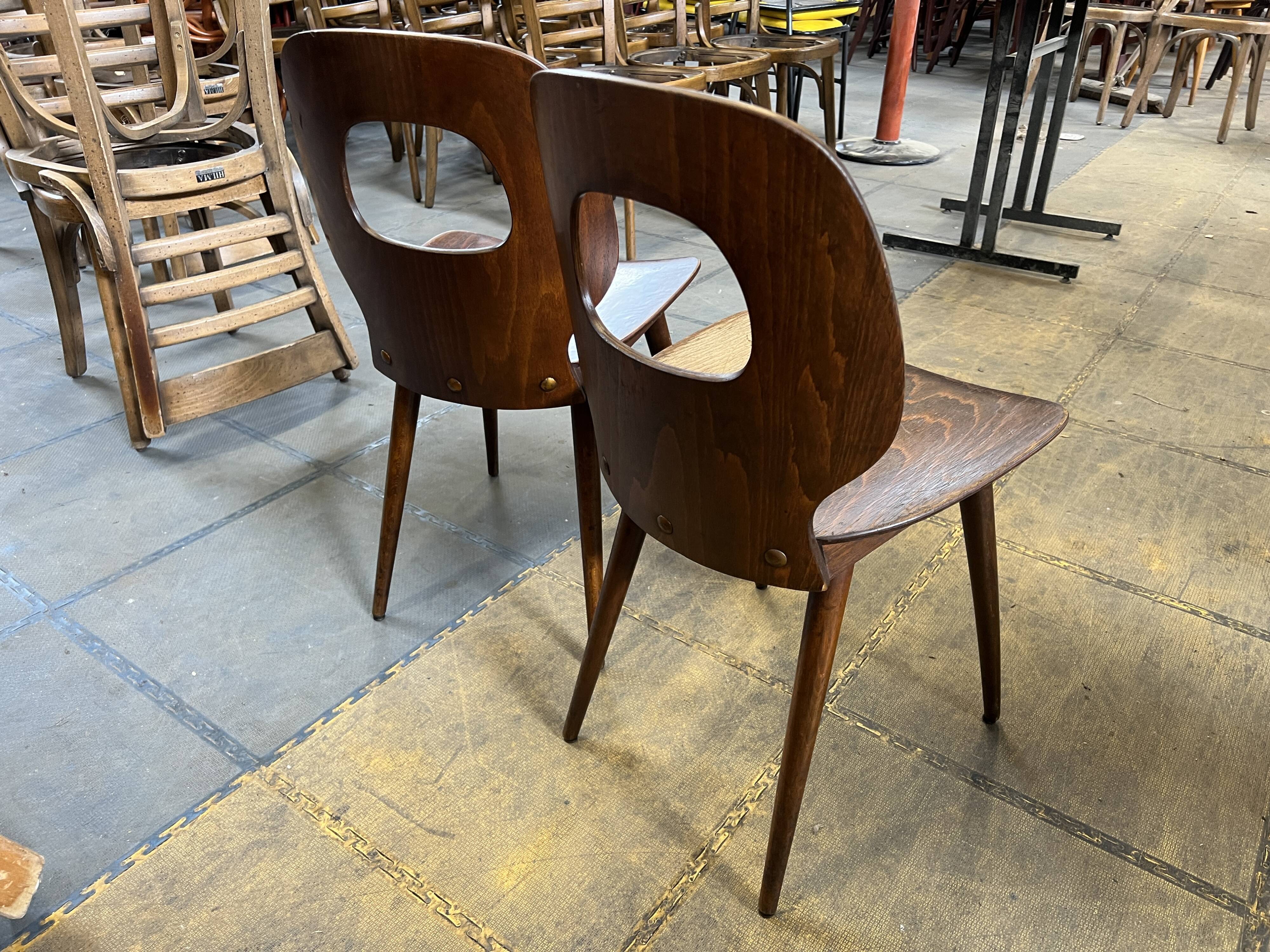 Pair of Baumann chairs