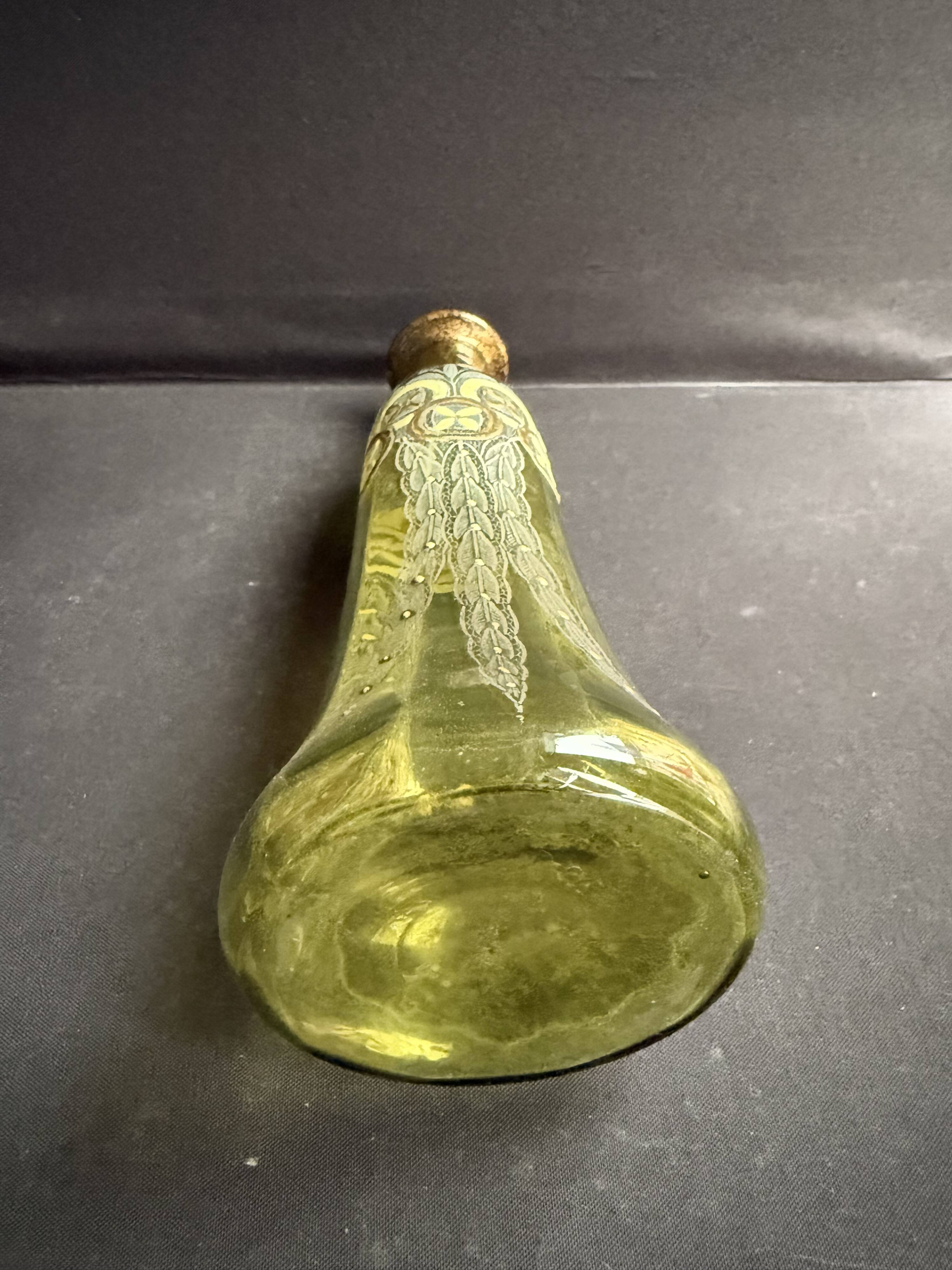 Pair of enamelled vases or carafes – Art Nouveau