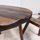 Coffee set coffee table and tripod low chairs - Spanish brutalist design - 1950s